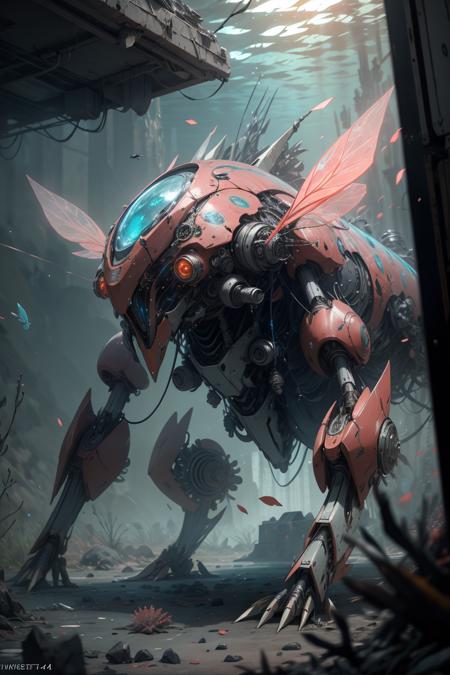 380102-2911631638-underwater,physically-based rendering,cinematic shot,best quality,Mech4nim4lAI, [insect _robot_0.45] ,_lora_Mech4nim4lAI_0.7_,sc.png